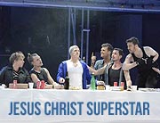 Letztes Abendmahl in der Reithalle - Das Gärtnerplatztheater wird für seine Produktion „Jesus Christ Superstar" gefeiert (Premiere am 18. Mai 2017, noch bis 03.06.2017) (ªFoto:Ingrid Grossmann)